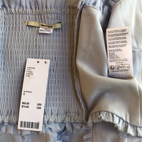 Urban Outfitters Medium Kimchi Blue Lace Ruffle Corset Cami Tank Size S - Picture 11 of 14